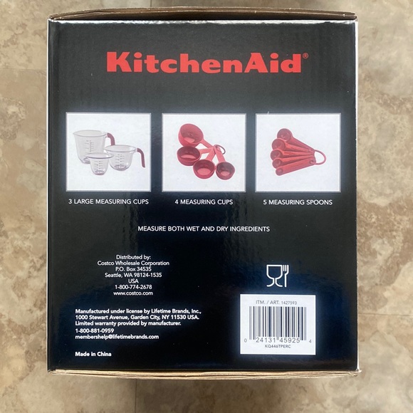 Kitchen aid 12 piece measuring cup set - Picture 3 of 6